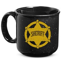 Sheriff Badge 15oz Campfire Ceramic Mug