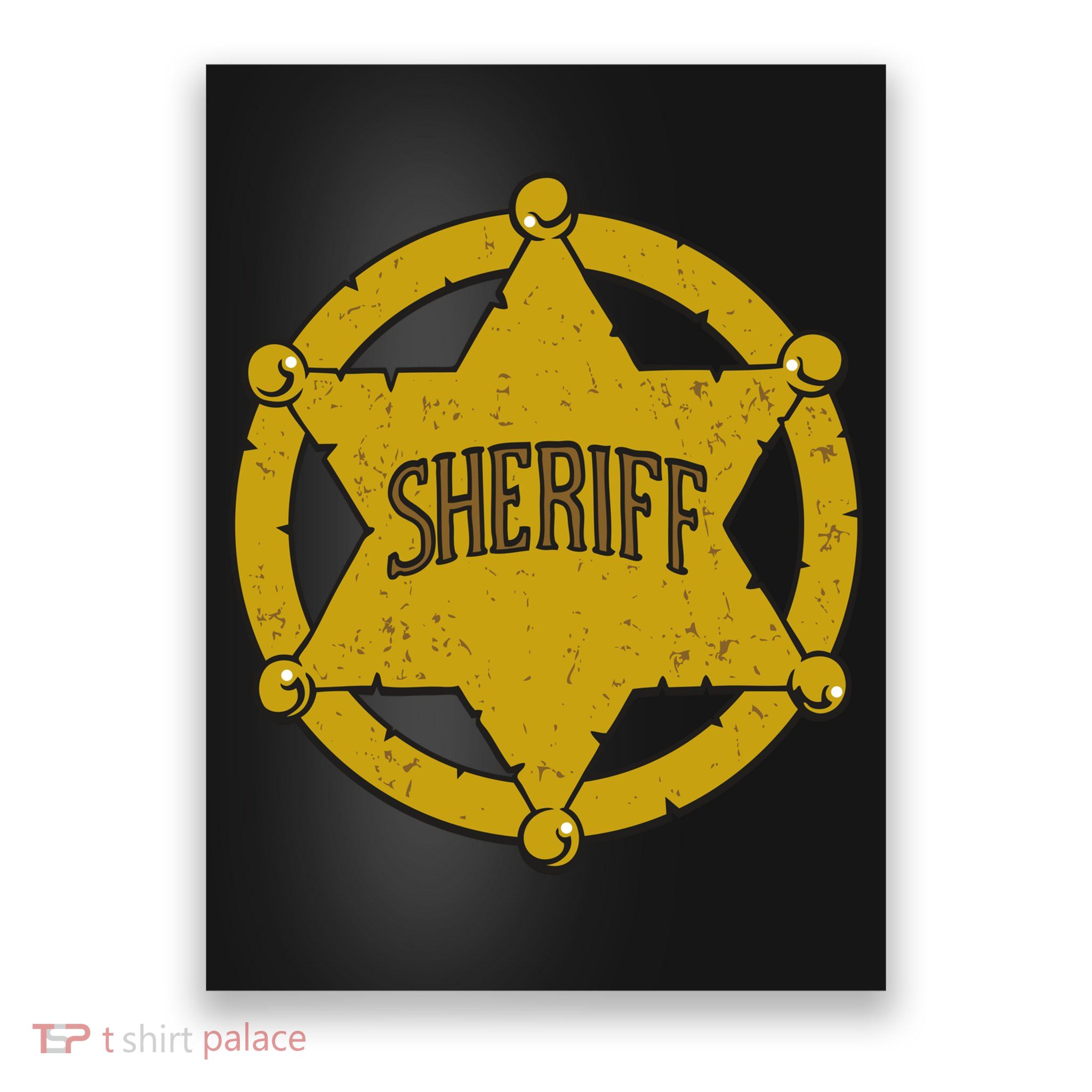Sheriff Badge Poster