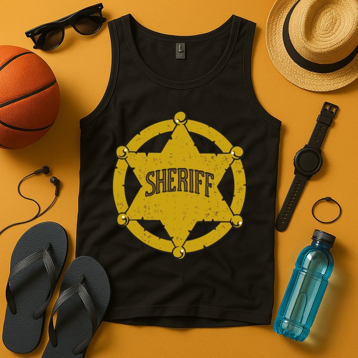 Sheriff Badge Tank Top