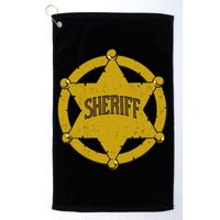 Sheriff Badge Golf Towel