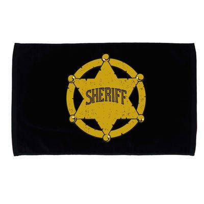 Sheriff Badge Microfiber Hand Towel