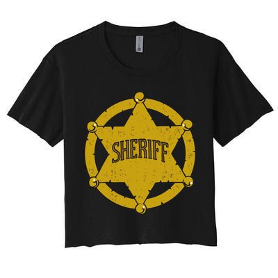 Sheriff Badge Crop Top