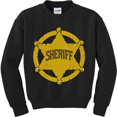 Sheriff Badge Kids Sweatshirt