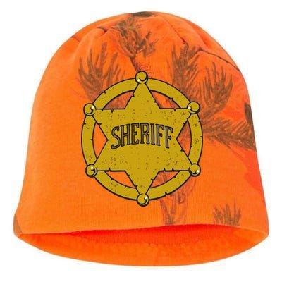 Sheriff Badge Kati - Camo Knit Beanie