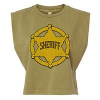 Sheriff Badge Garment-Dyed Women's Muscle Tee