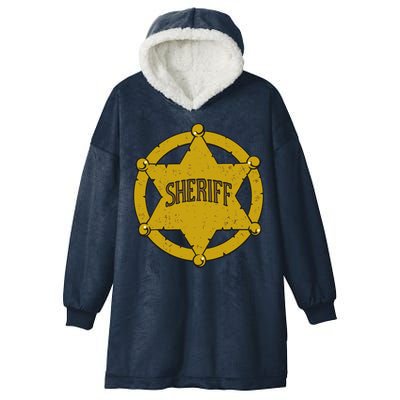 Sheriff Badge Hooded Wearable Blanket