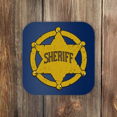 Sheriff Badge Coaster