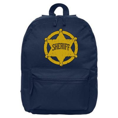 Sheriff Badge 16 in Basic Backpack