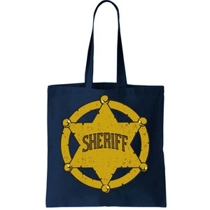 Sheriff Badge Tote Bag