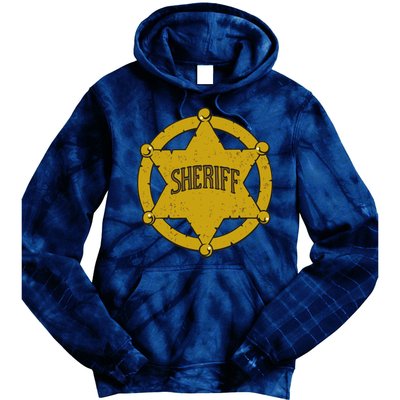 Sheriff Badge Tie Dye Hoodie