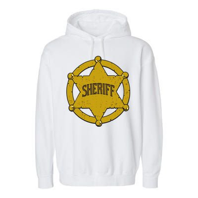 Sheriff Badge Garment-Dyed Fleece Hoodie