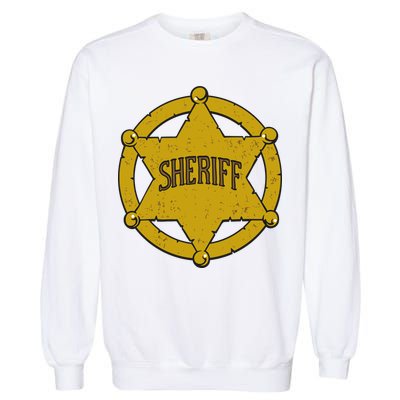 Sheriff Badge Garment-Dyed Sweatshirt