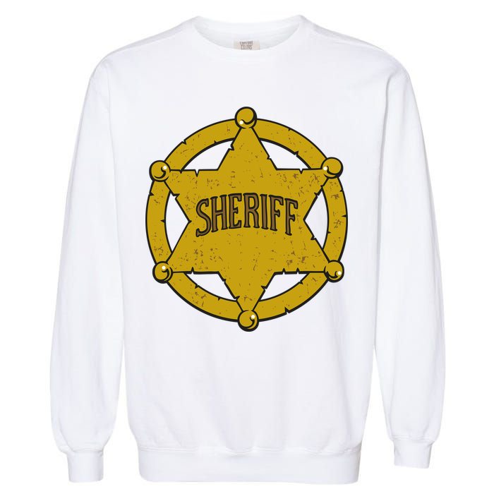 Sheriff Badge Garment-Dyed Sweatshirt