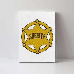 Sheriff Badge Canvas