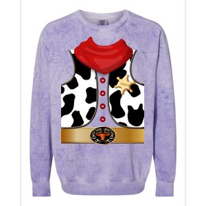 Sheriff Cowboy Costume Colorblast Crewneck Sweatshirt