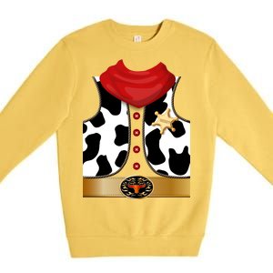 Sheriff Cowboy Costume Premium Crewneck Sweatshirt