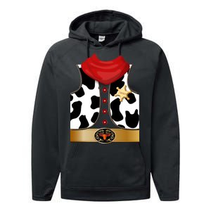 Sheriff Cowboy Costume Performance Fleece Hoodie