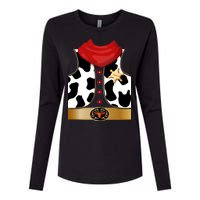 Sheriff Cowboy Costume Womens Cotton Relaxed Long Sleeve T-Shirt