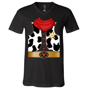 Sheriff Cowboy Costume V-Neck T-Shirt