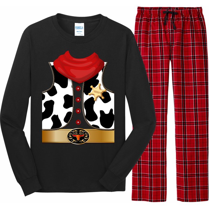 Sheriff Cowboy Costume Long Sleeve Pajama Set