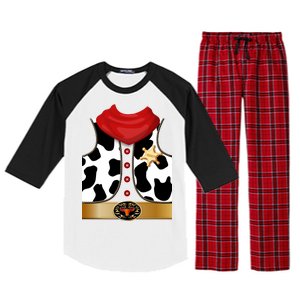 Sheriff Cowboy Costume Raglan Sleeve Pajama Set