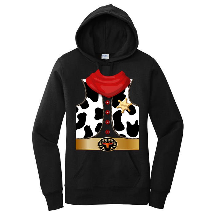 Sheriff Cowboy Costume Women's Pullover Hoodie