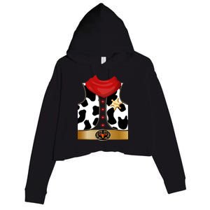 Sheriff Cowboy Costume Crop Fleece Hoodie