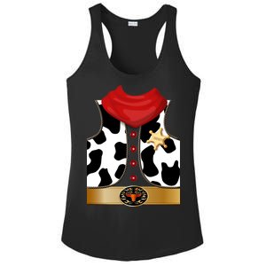 Sheriff Cowboy Costume Ladies PosiCharge Competitor Racerback Tank