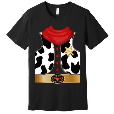 Sheriff Cowboy Costume Premium T-Shirt