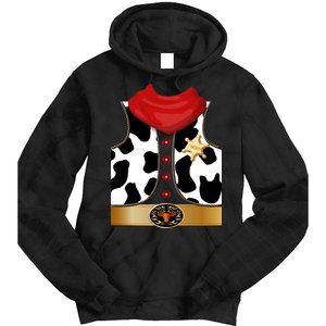 Sheriff Cowboy Costume Tie Dye Hoodie