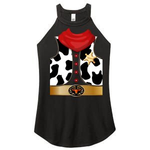 Sheriff Cowboy Costume Women's Perfect Tri Rocker Tank