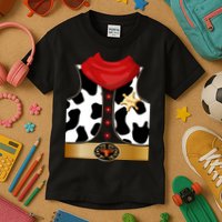 Sheriff Cowboy Costume Kids T-Shirt