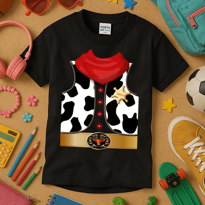 Sheriff Cowboy Costume Kids T-Shirt