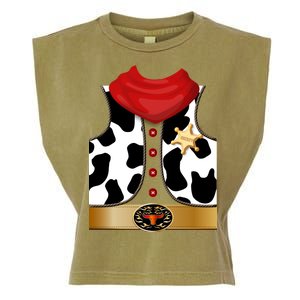 Sheriff Cowboy Costume Garment-Dyed Women's Muscle Tee