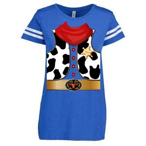 Sheriff Cowboy Costume Enza Ladies Jersey Football T-Shirt