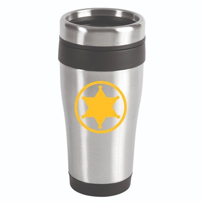 Sheriff Star 16oz Travel Tumbler