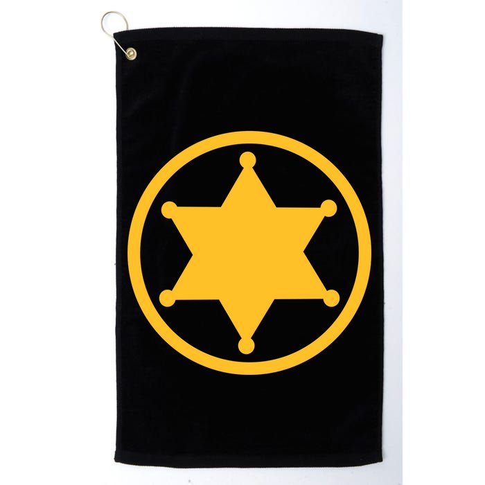 Sheriff Star Golf Towel