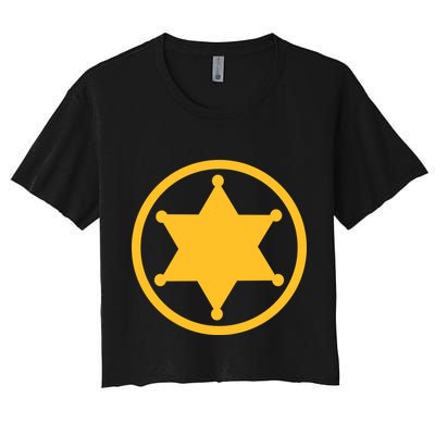 Sheriff Star Crop Top