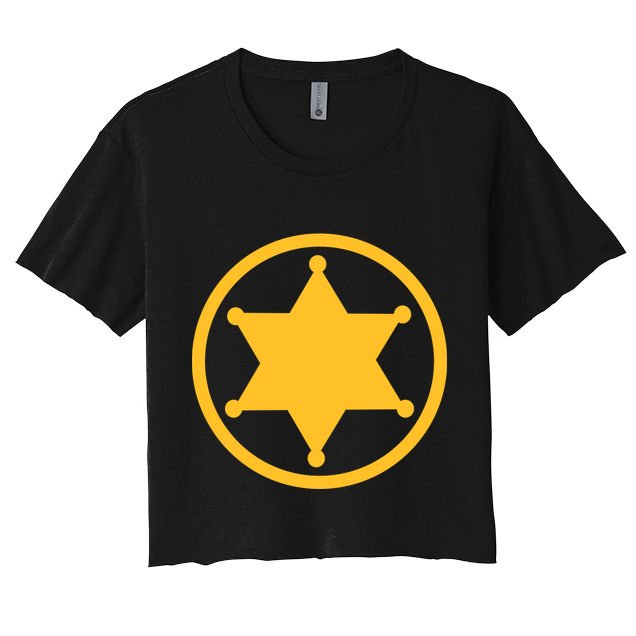 Sheriff Star Crop Top