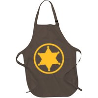 Sheriff Star Full-Length Apron With Pockets