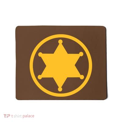 Sheriff Star Mousepad