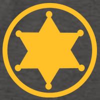 Sheriff Star Vector Backpack