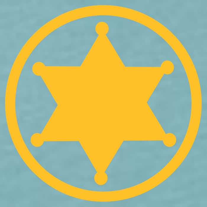 Sheriff Star Sueded Cloud Jersey T-Shirt