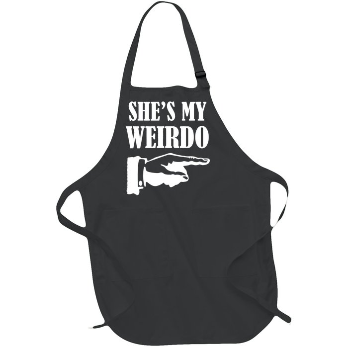 She's  My Weirdo Full-Length Apron With Pockets