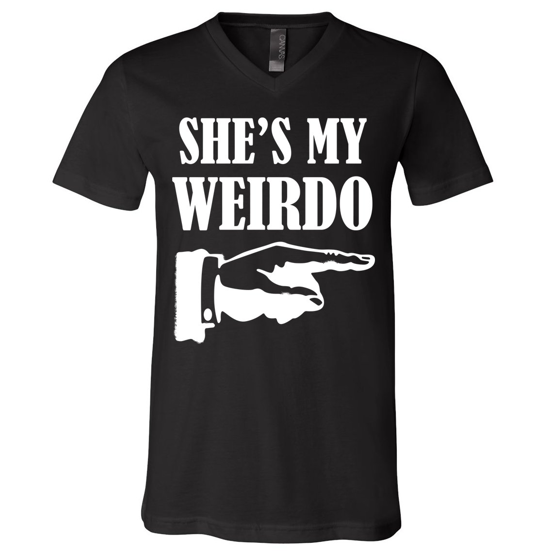 She's  My Weirdo V-Neck T-Shirt