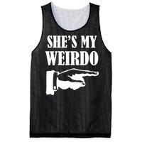 She's  My Weirdo Mesh Reversible Basketball Jersey Tank