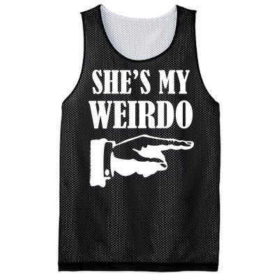 She's  My Weirdo Mesh Reversible Basketball Jersey Tank