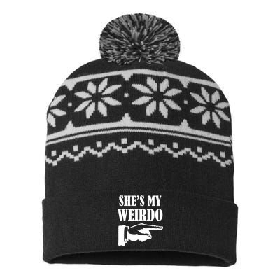 She's  My Weirdo USA-Made Snowflake Beanie