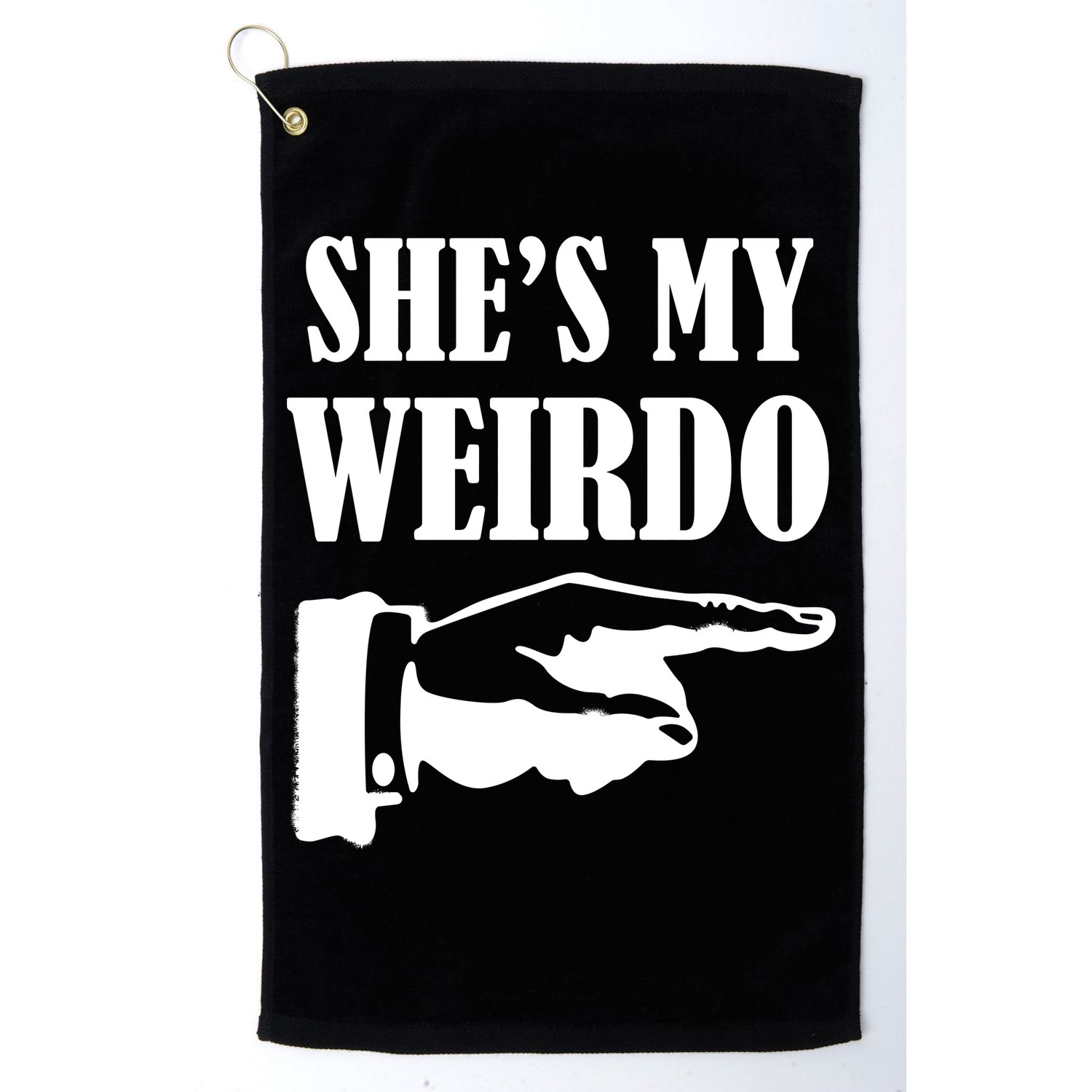 She's  My Weirdo Golf Towel
