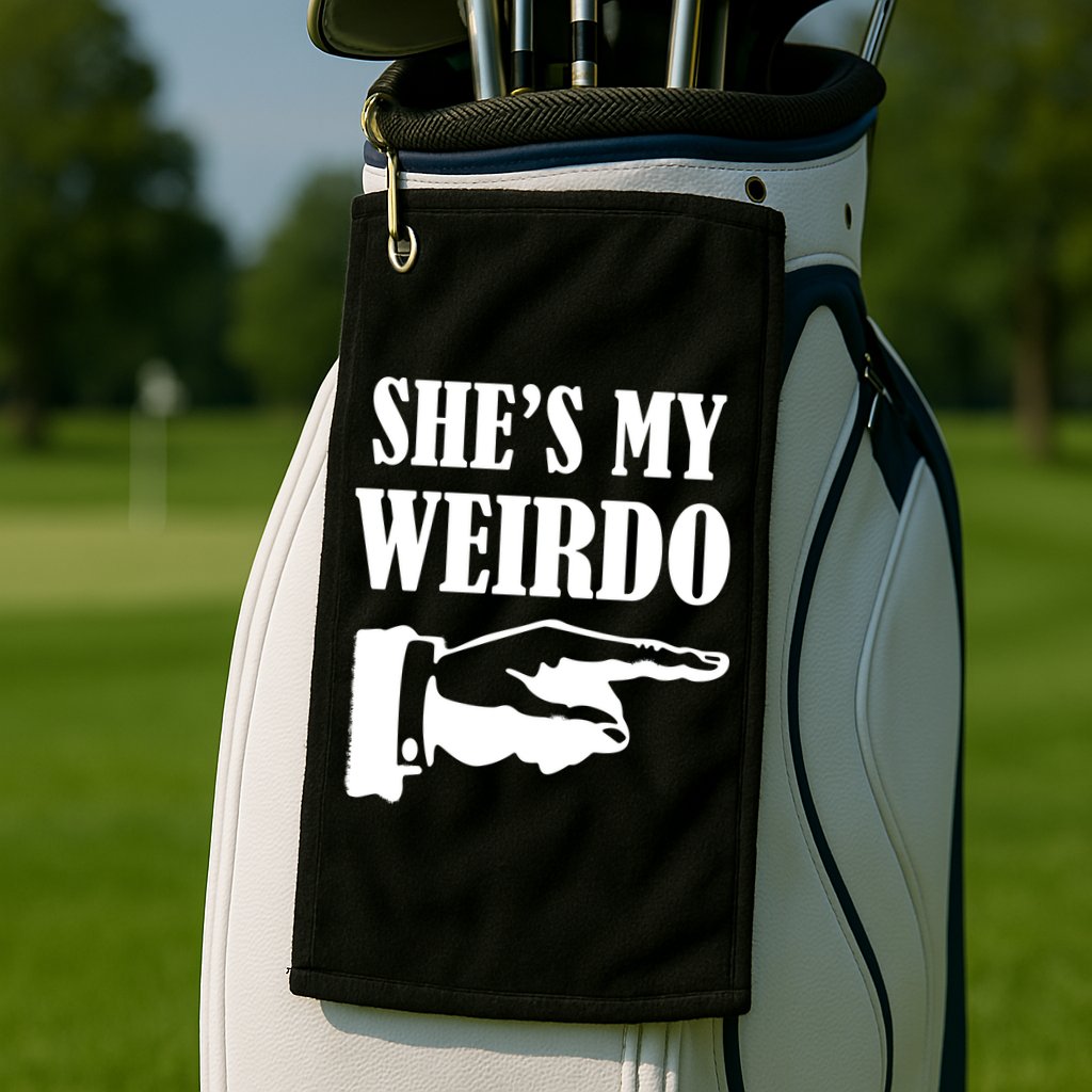 She's  My Weirdo Golf Towel